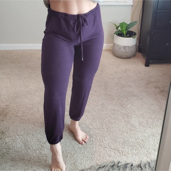 Pants - Purple medium sweats pants comfy lounge pajama